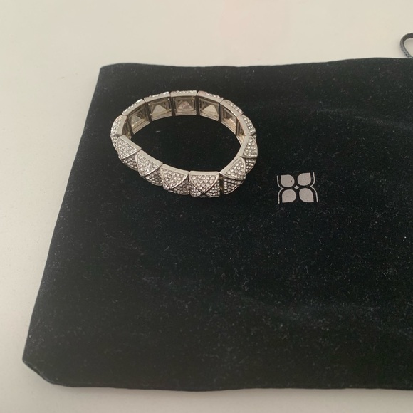 BCBG rhinestone stretchy bracelet - Picture 3 of 3